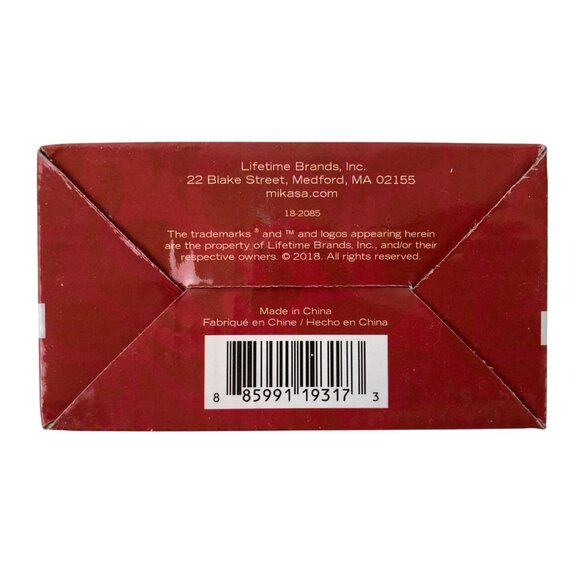 Mikasa Celebrations Salt And Pepper Shakers Christmas Tree 5237549 Hand Painted - Picture 4 of 10